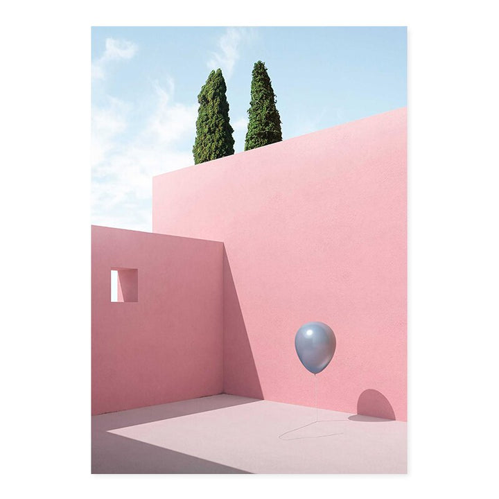 Still Life Modern Building  - Canvas Wall Art Print