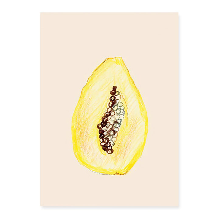 Trendy Abstract Yellow Graphic Designs  - Canvas Wall Art Print