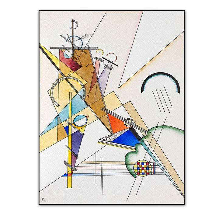 Vintage Wassily Kandinsky Famous Abstract - Canvas Wall Art Print