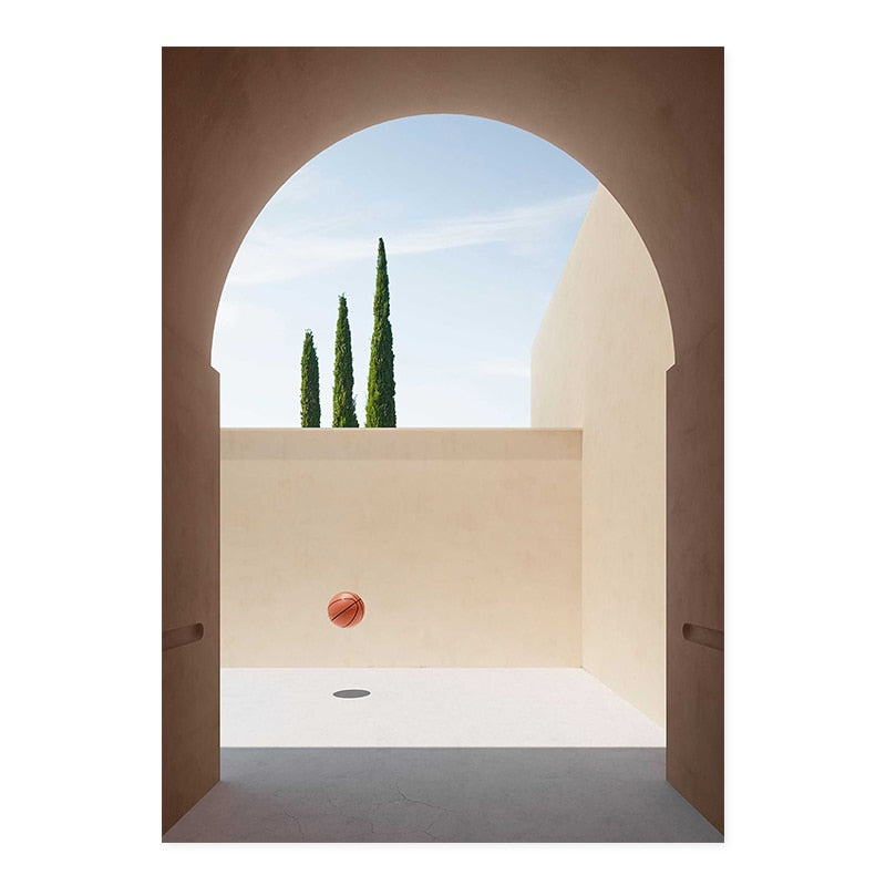 Still Life Modern Building  - Canvas Wall Art Print