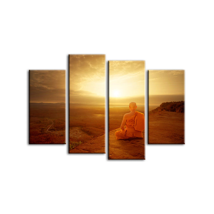 Warm Morning 4 Piece - Canvas Wall Art Painting